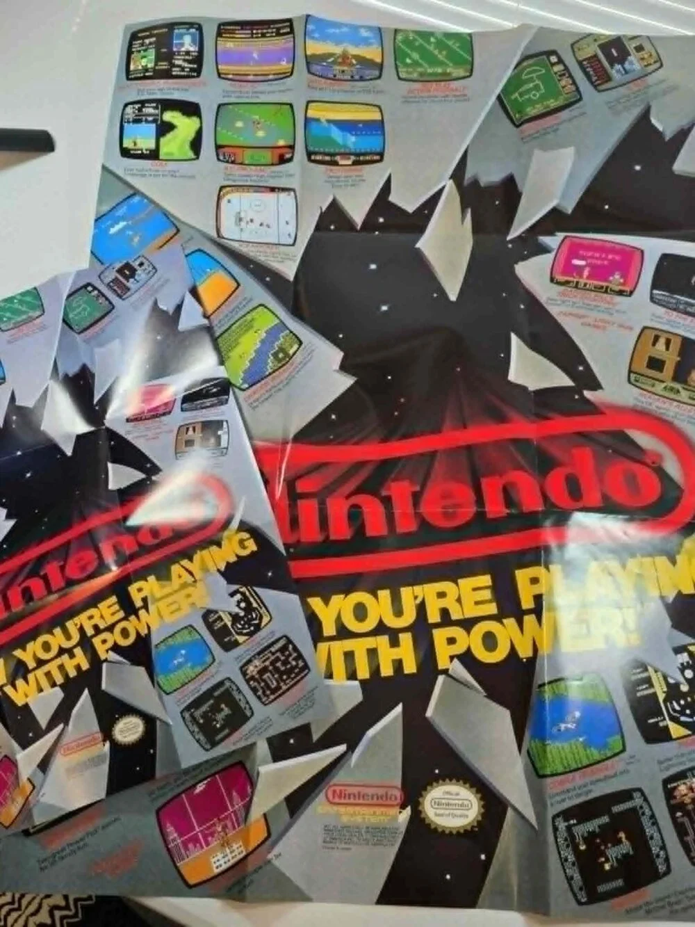 Nintendo poster inserts